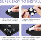 2 Pack Camera Lens Protector for iPhone 15 / iPhone 15 Plus, AR Tempered Glass - Image 6