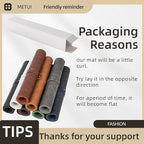 Leather Desk pad for Computer and laptops, Large Mouse pad and Keyboard mat - Image 7