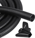 CrocSee 25ft - 3/4 inch Flame Retardant Split Wire Loom Tubing - Flexible Wire by CrocSee