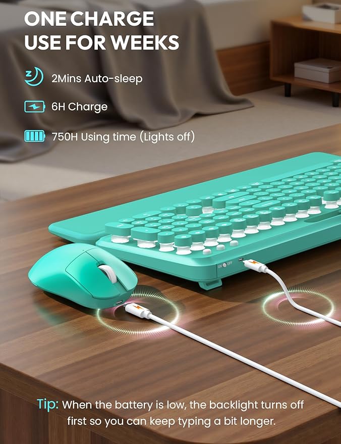 Wireless Keyboard and Mouse Combo - Image 6