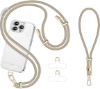 Cell Phone Lanyard Adjustable Crossbody Phone Lanyard *1 Phone Wrist Strap *1 by Derraffina