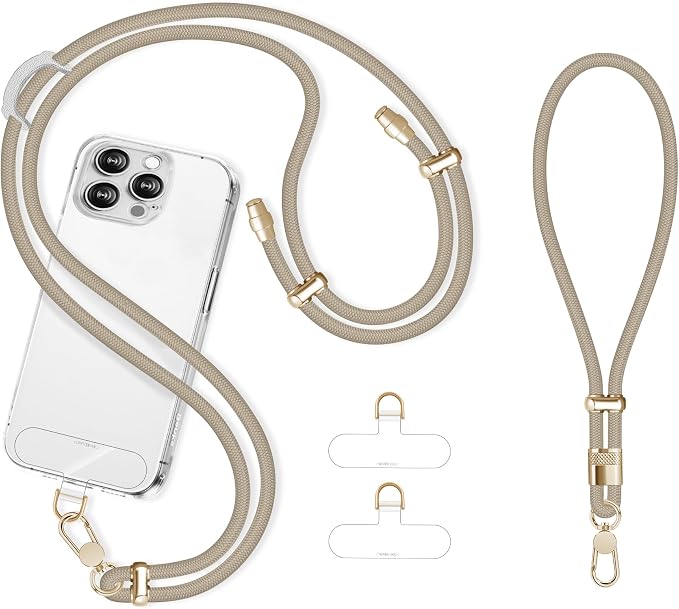 Cell Phone Lanyard Adjustable Crossbody Phone Lanyard *1 Phone Wrist Strap *1 by Derraffina