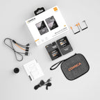 COMICA BoomX-D1 PRO Wireless Lavalier Microphone, 16GB Storage, Safety Audio - Image 8