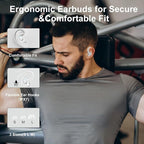 Wireless Earbuds Bluetooth 5.3 Headphones Sports, 48Hrs Playtime Bluetooth - Image 5