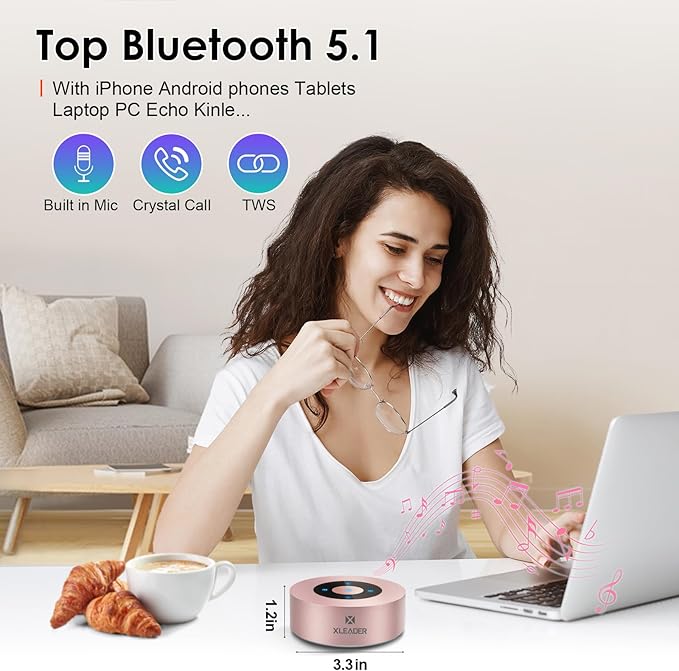 XLEADER Mini Bluetooth Speaker Portable Speakers Bluetooth Wireless - Image 7
