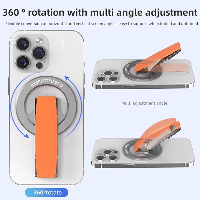 Magnetic-Phone-Grip-Stand, Magnetic Phone Ring Holder Kickstand - Image 6