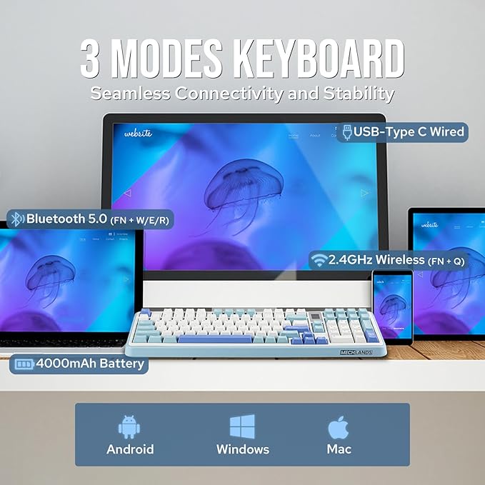 Vibe99 Wireless Gaming Keyboard - Image 3