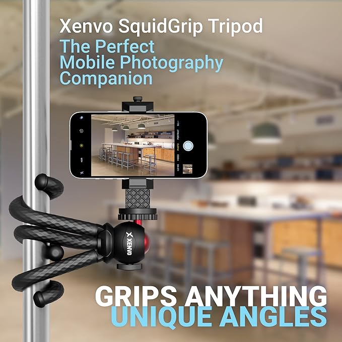 SquidGrip Flexible Cell Phone Tripod and Portable Action Camera Holder - Image 4