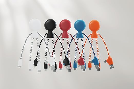 Mr Bio 4 in 1 Multi USB Cable Octopus Design Black - Image 10