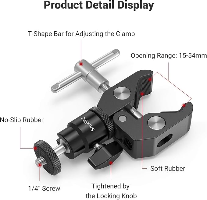 SmallRig Super Clamp Mount - Image 5