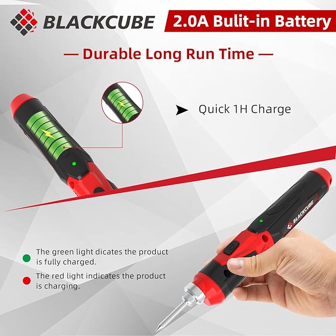 BLACKCUBE Cordless Soldering Iron Kit - Image 5