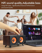 2.1 Computer Speakers with Subwoofer, Stereo Mid-High Dual Speakers, Volume - Image 4