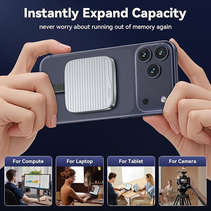 512G External SSD Magnetic Portable SSD USB 3.2 Gen 2x2 up to 2000MB/s 4K 120 - Image 4