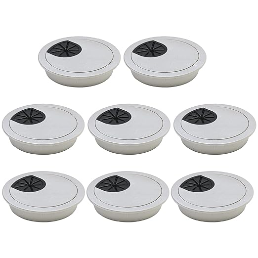 Desk Grommet 2-3/8", Desk Cord Hole Cover, Cable Grommet ABS Plastic, Desk Hole by BOPOREAE