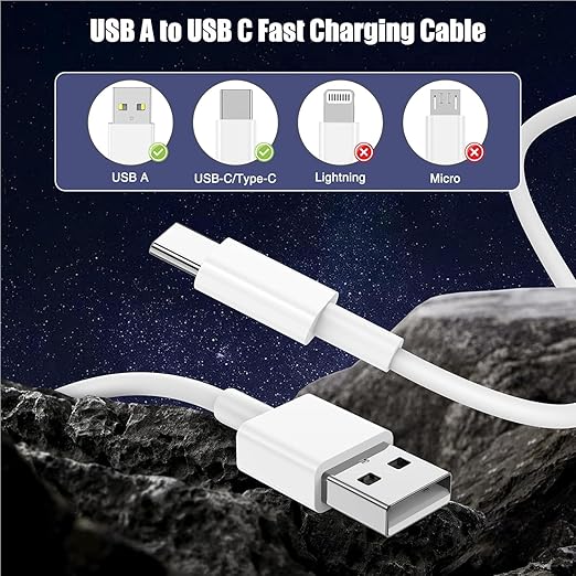 3-Pack 6FT Car Carplay Cable USB A to USB C Cable - Image 6