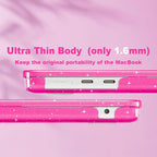 CISSOOK Compatible with MacBook Air 13.6 inch Case Glitter 2025 2024 2023 2022 - Image 6