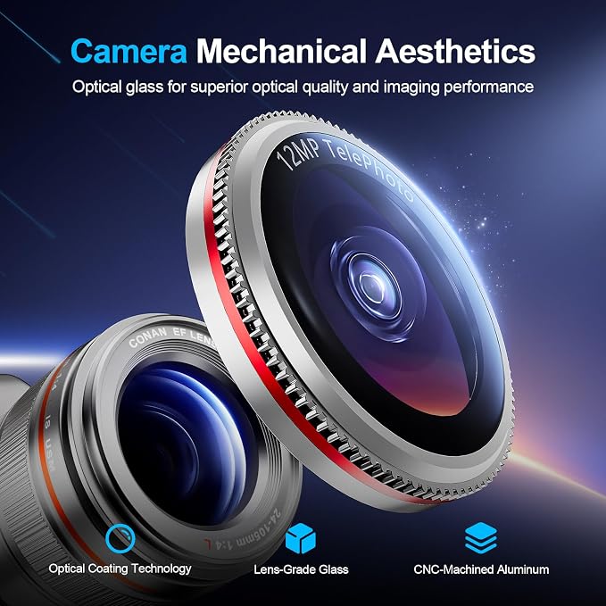 X-it 2 Pack Camera Lens Protector, Shatterproof Anti-Scratch Ultra HD - Image 2