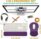 Hokafenle 2 in 1 Ergonomic Mouse Pad Wrist Support & Wrist Rest - Image 2