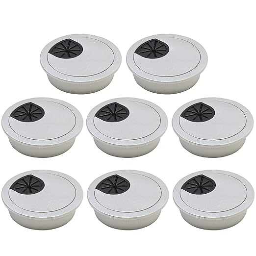 Desk Grommet 2", Desk Cord Hole Cover, Cable Grommet ABS Plastic, Desk Hole by BOPOREAE