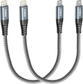 ohbox 1FT USB-C to Lightning Cable 2Pack, MFi Certified Type C iPhone Charger by OHBOX
