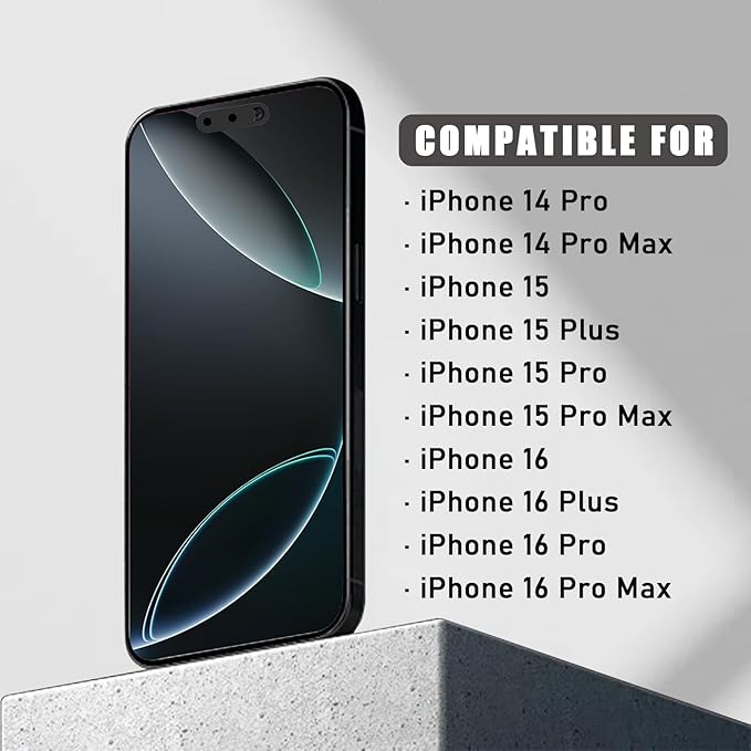 Front Camera Cover Compatible for iPhone 16/16Plus/16Pro/16Pro Max/15/15 - Image 4
