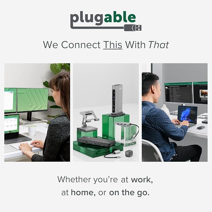 Plugable USB-C Dock with 4K HDMI and 60W Charging, Compatible with Thunderbolt - Image 8