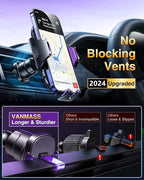 VANMASS Car Phone Holder Cell Phone Mount - Image 6