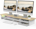 Fenge Monitor Stand, Dual Monitor Riser, 42.5inch Large Desk Computer Monitor by Fenge