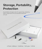 Replacement Pencil Tips for Apple Pencil Pro, Pen Tips for Apple Pencil 2nd - Image 2