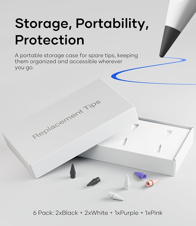 Replacement Pencil Tips for Apple Pencil Pro, Pen Tips for Apple Pencil 2nd - Image 2
