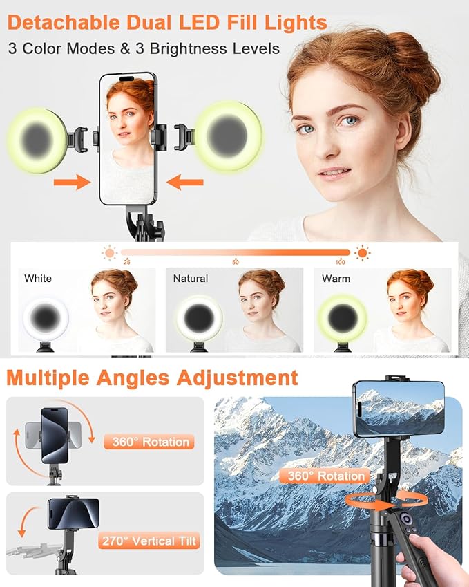 71” Auto Face Tracking Tripod for iPhone - Image 4