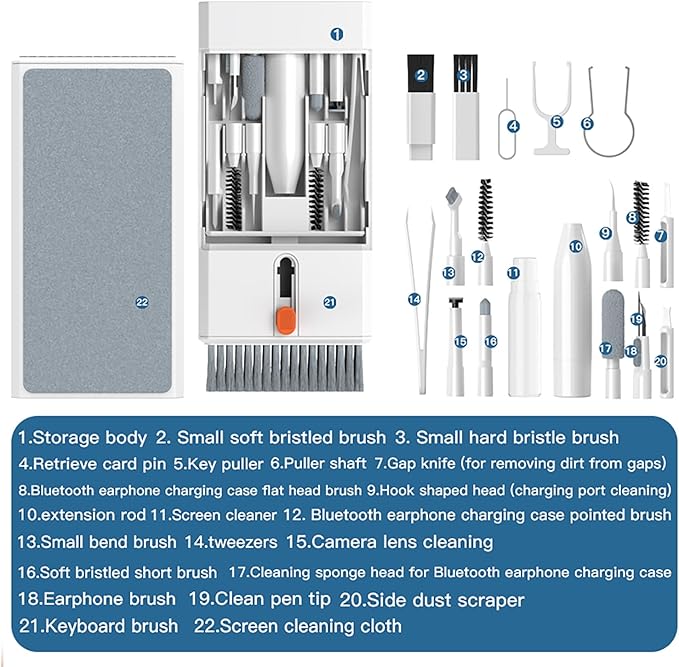 22 in 1 Precision Cleaning Kit – Professional Electronic Cleaning kit Cleaning - Image 7