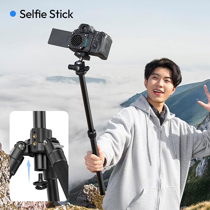 ULANZI TT53 Camera Tripod, 70.8” Travel Tripod - Image 9