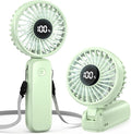 Portable Handheld Fan, 5000mAh Rechargeable Battery, Max 15H Cooling, 4 Speeds by COMLIFE