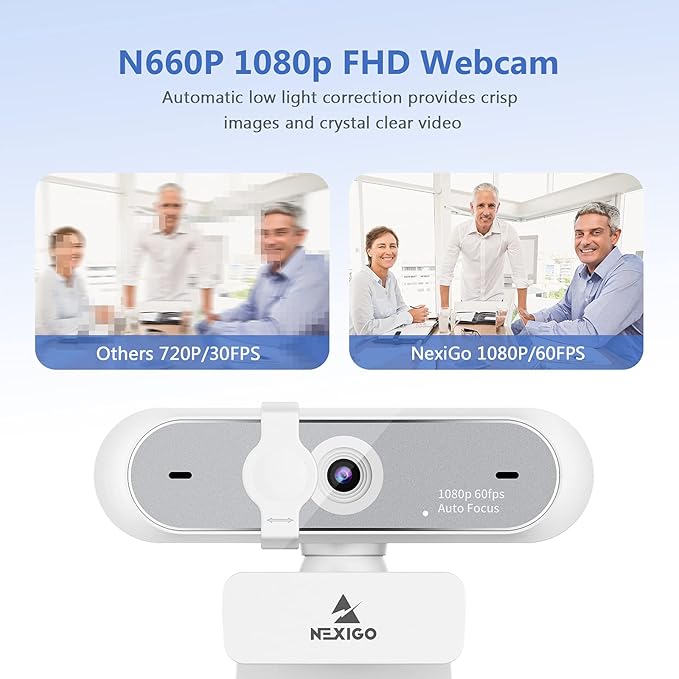 NexiGo N660P 1080P 60FPS Webcam - Image 2
