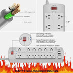 Power Strip, ALESTOR Surge Protector - Image 6
