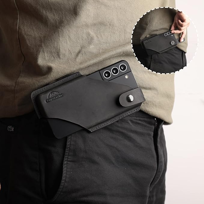 Topstache Leather Belt Phone Holster - Image 2