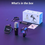 TONOR RGB USB Microphone, Cardioid Condenser Computer PC Mic - Image 8