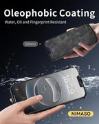 NIMASO for iPhone 16e/13 Pro/13/14 Screen Protector, 2 Pack Matte Tempered - Image 5