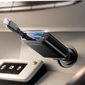 LISEN Car Charger USB C Fast Charging Retractable, 【75% Less, Ultra Mini】 57W by Lisen