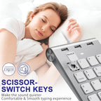 USB C Wired Number Pad, USB Numeric Keypad - Image 6