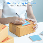 4x6 Thermal Labels, 1 Packs of 500 4x6 Fold Labels Blue - Image 4