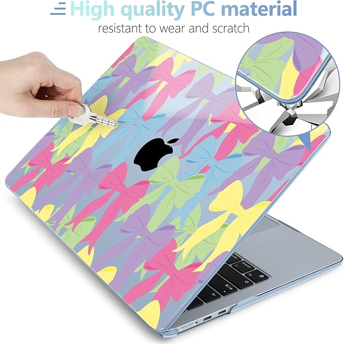 MEEgoodo Case for M4/M3/M2 MacBook Air 13.6 inch Case 2025 2024 2022, Fit Model - Image 4