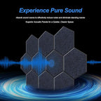Mollywell Hexagon Acoustic Panels, High Density, Soundproofing, Decorative - Image 5