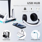 ZYTHRONE PS5/Pro/Slim Stand for Disc & Digital Console, PS5 Cooling Station - Image 7