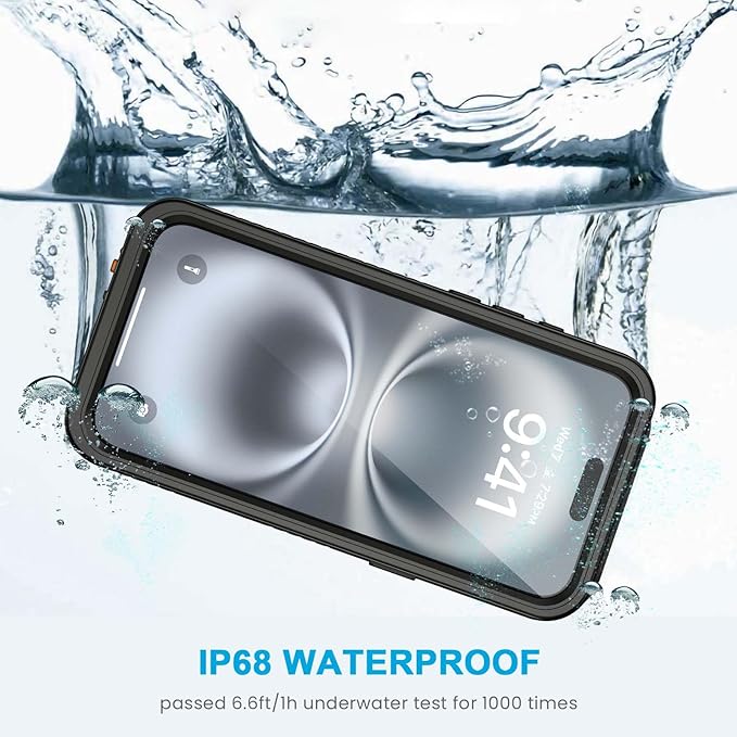 Lanhiem for iPhone 16 Plus Case Magnetic, Waterproof Dustproof Cover, Full Body - Image 2