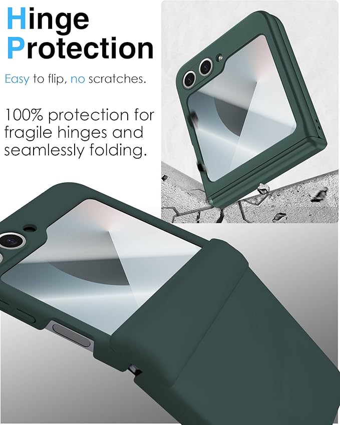 STORMTAL for Samsung Galaxy Z Flip 6 Case/Z Flip 7 FE Case, Hinge Protection - Image 3