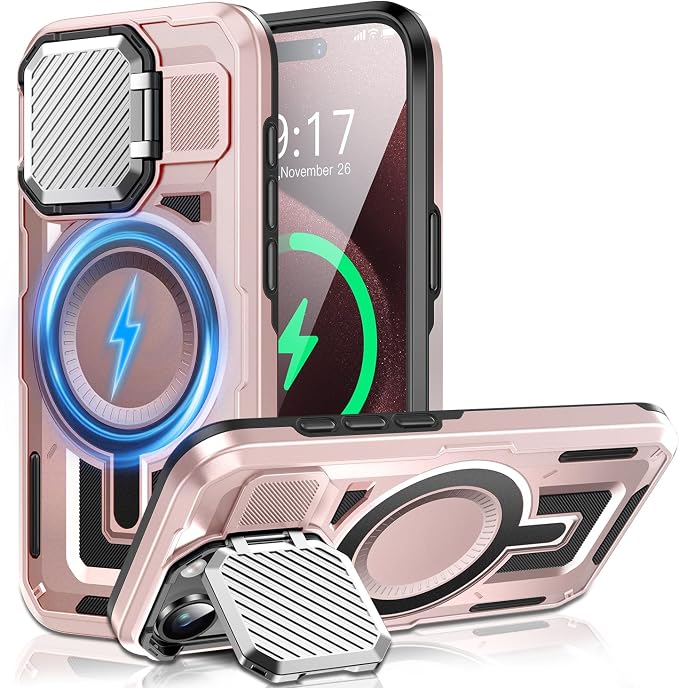 Camera Stand Case for iPhone 15 Pro Max, 2024 Version Military Grade Protective by Unknown