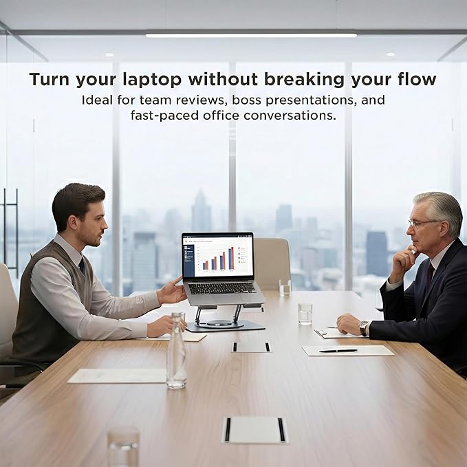 Uncaged Ergonomics Swivel Laptop Stand - Image 7