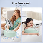 AboveTEK Tablet Pillow Stand for Bed, Hands-Free 360° Adjustable iPad Pillow - Image 5